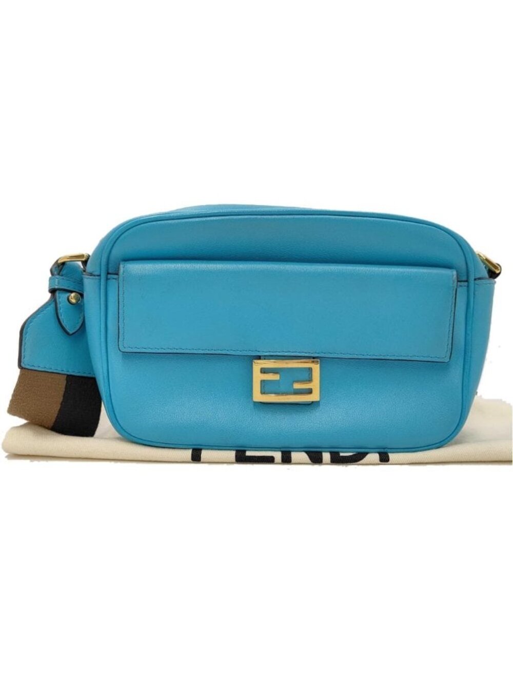 Fendi Baguette Camera Bag Leather